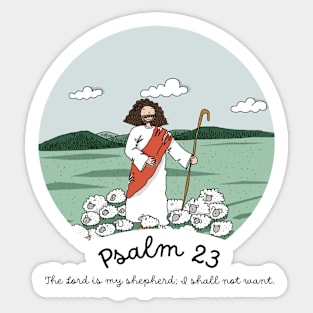 Psalm 23 Sticker